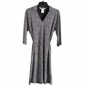 Max Studio Black & White Abstract Print Dress Size Medium